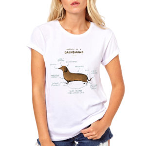 "Dachshund Anatomy" T-shirt