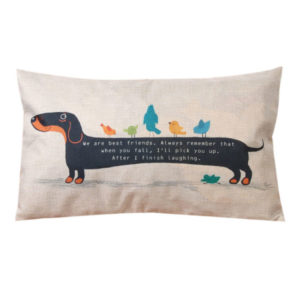30X50cm Sausage Dog Pillow Case