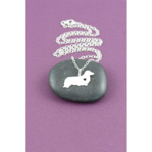 Long Haired Dachshund Necklace