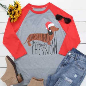 "Christmas Dachshund" Tshirt