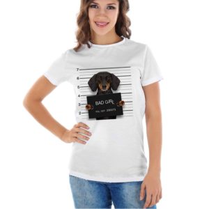 "Dachshund Mugshot" T-shirt