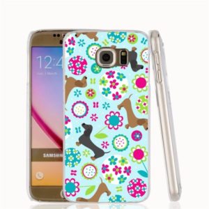 Flower Dachshund Galaxy Case